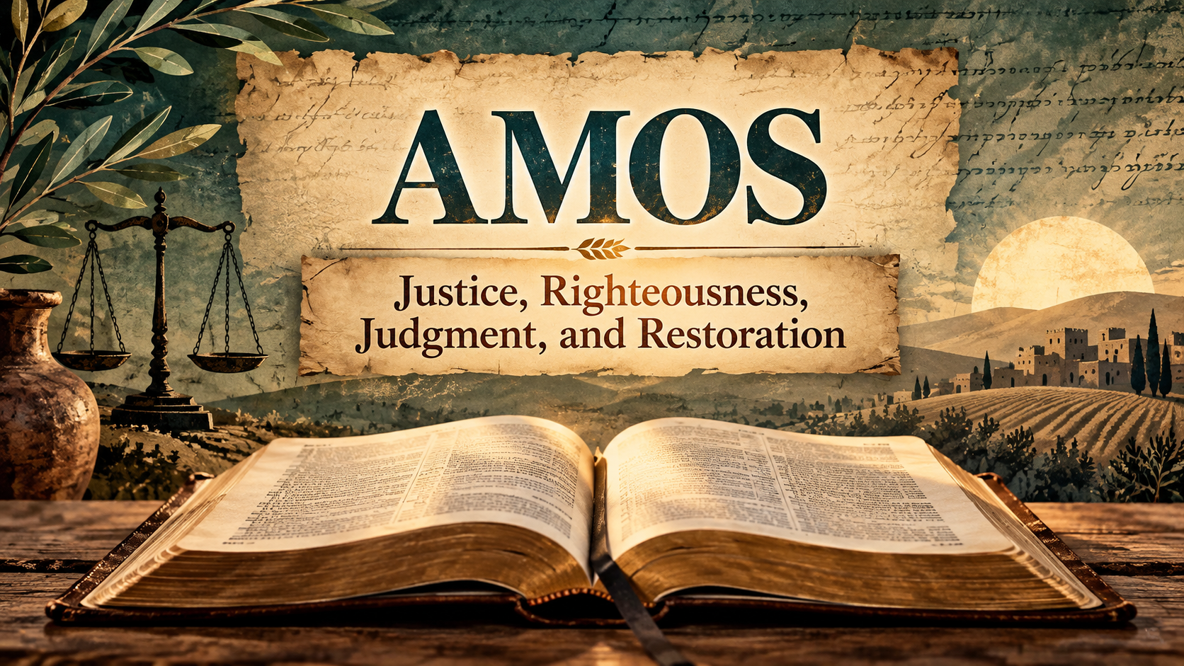Amos: Justice, Righteousness, Judgment, and Restoration