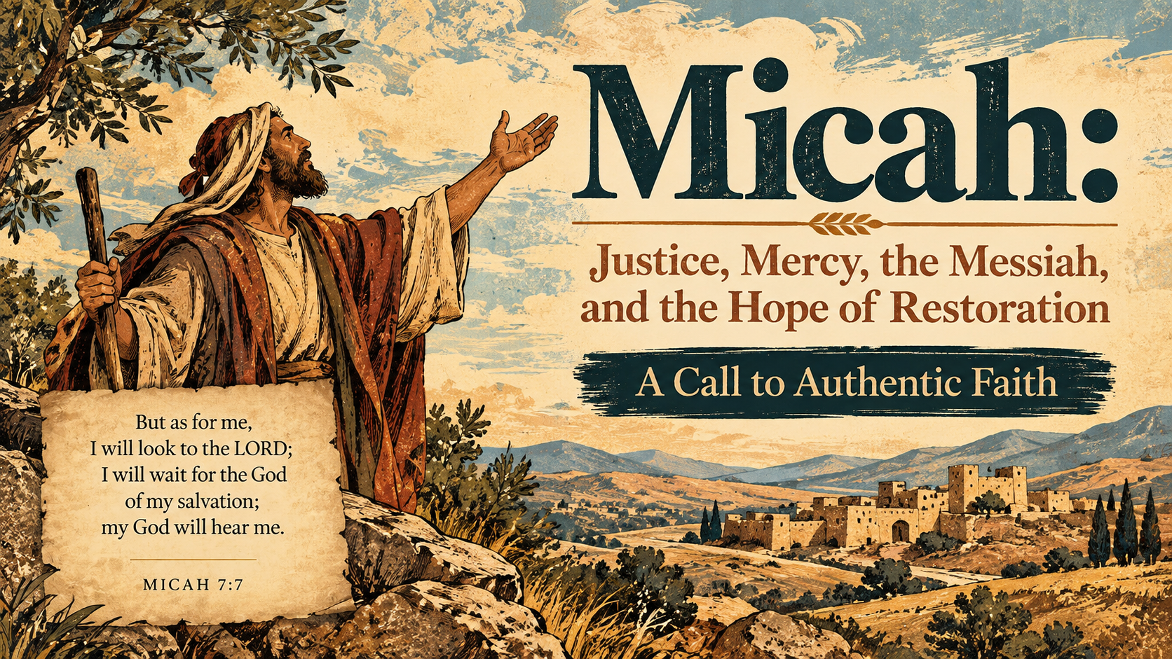Micah: Justice, Mercy, the Messiah, and the Hope of Restoration