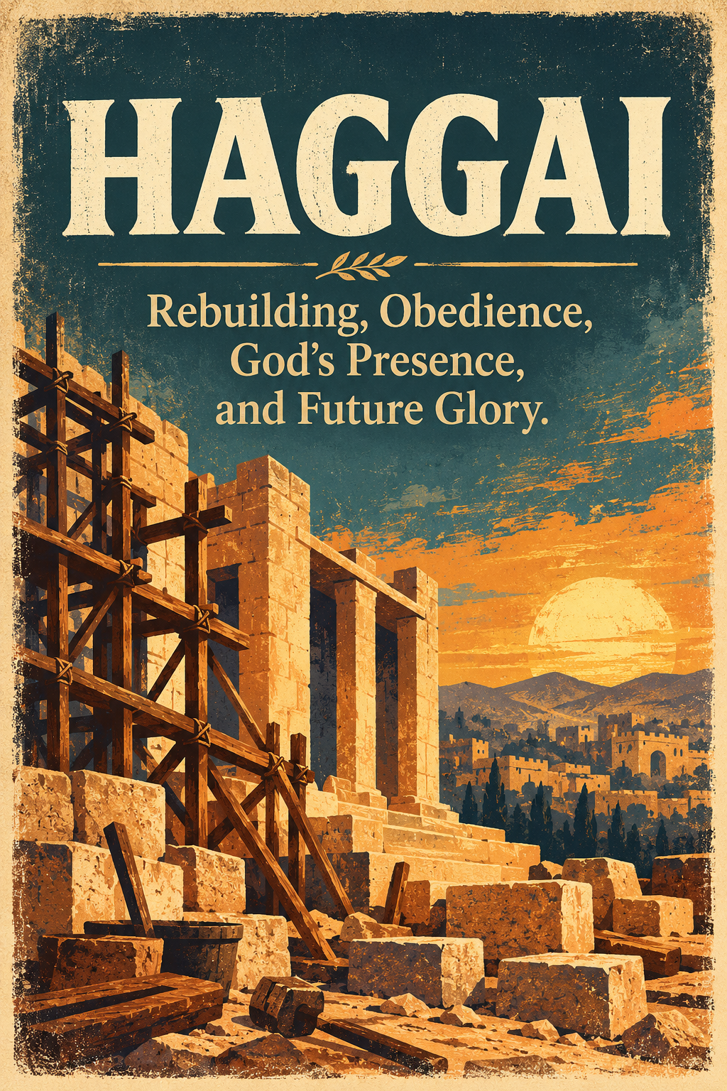 Haggai: Rebuilding, Obedience, God's Presence, and Future Glory